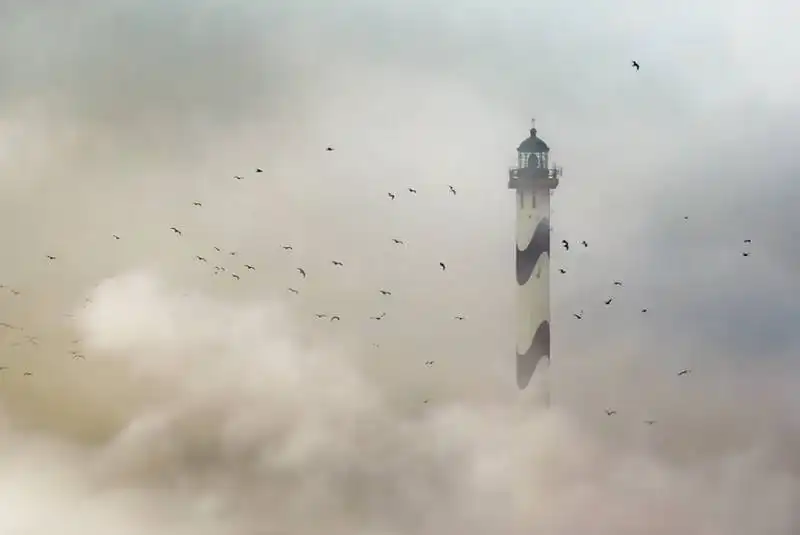 il faro di ostend, in belgio