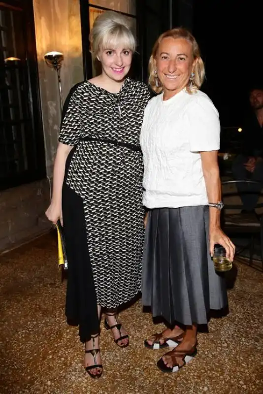 lena dunham e miuccia prada