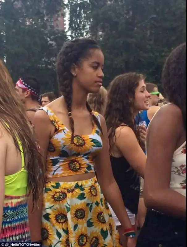 malia obama al festival lollapalooza 2 