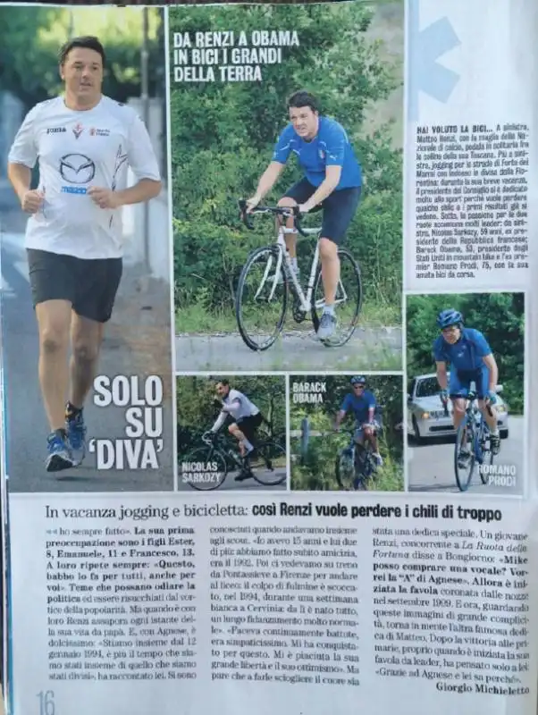 MATTEO RENZI E LO SPORT