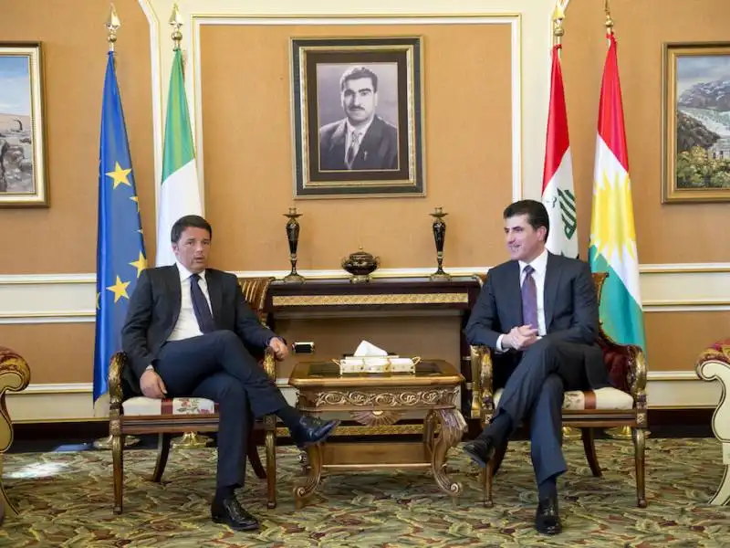 MATTEO RENZI IN IRAQ