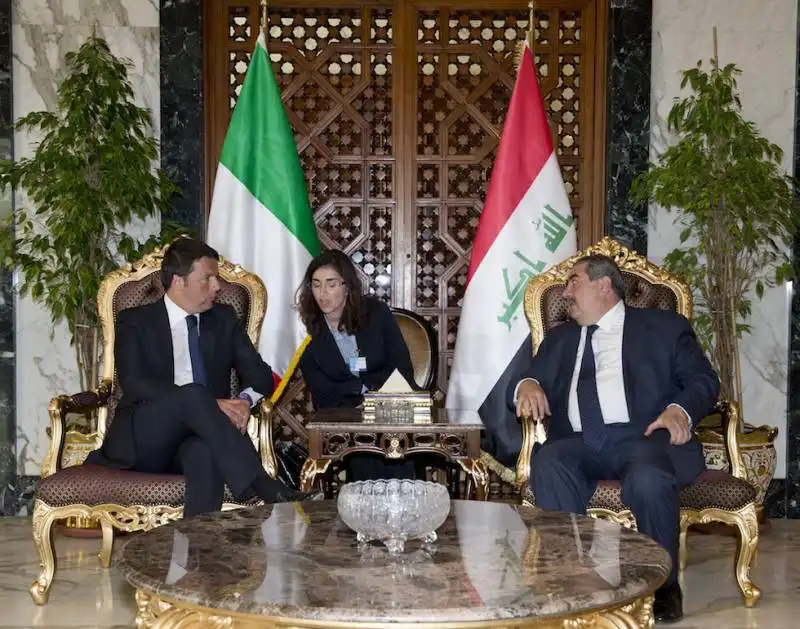 MATTEO RENZI IN IRAQ