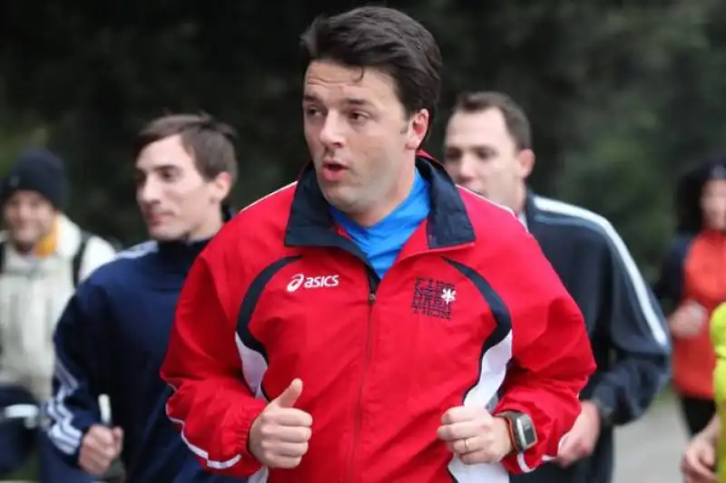 renzi jogging