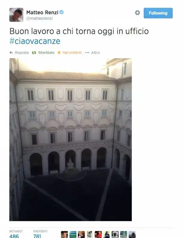 RENZI TWITTER