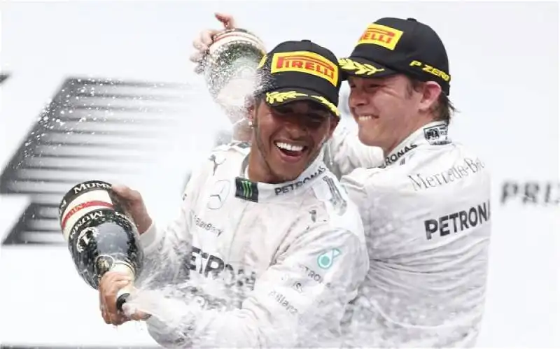 rosberg e hamilton 