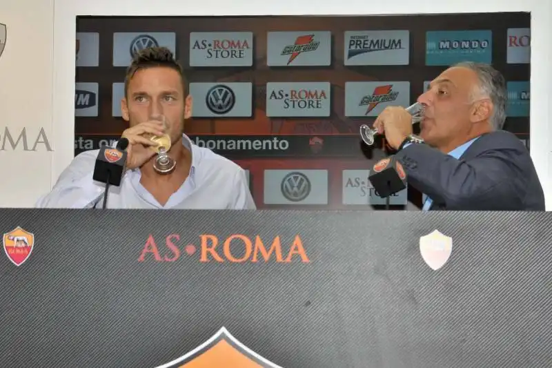 TOTTI E JAMES PALLOTTA 