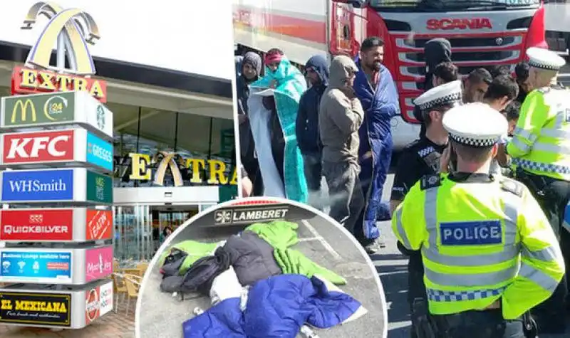 27 migranti in un camion italiano a londra  2