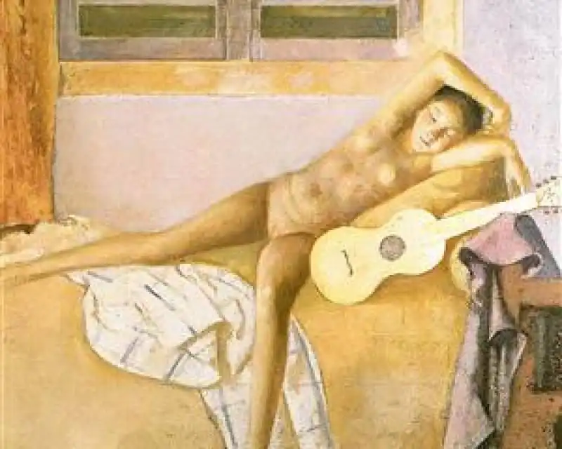 balthus  nude with a guitar 1986!xlmedium