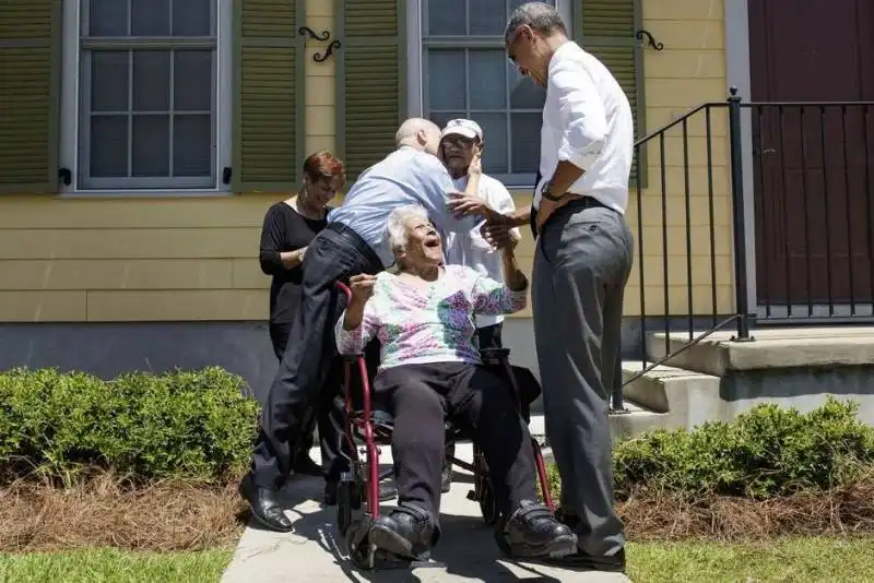 barack obama a new orleans per i 10 da katrina  1