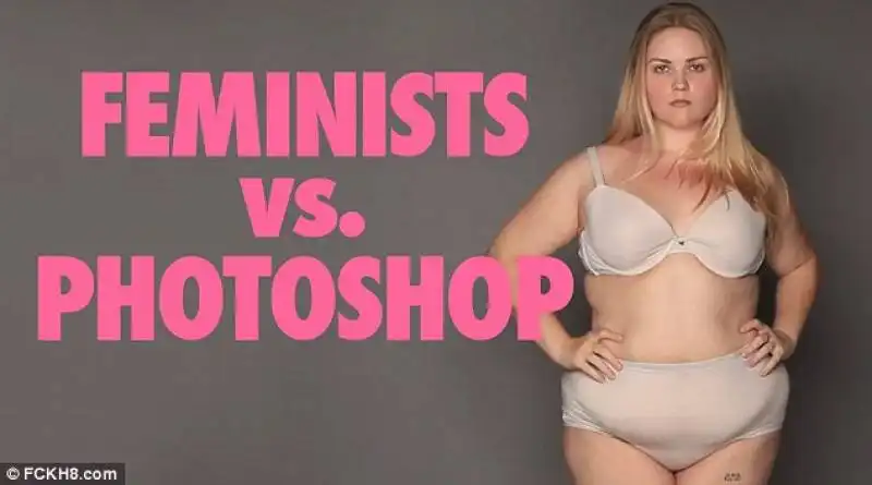 campagna femminista fckh8 contro photoshop  4