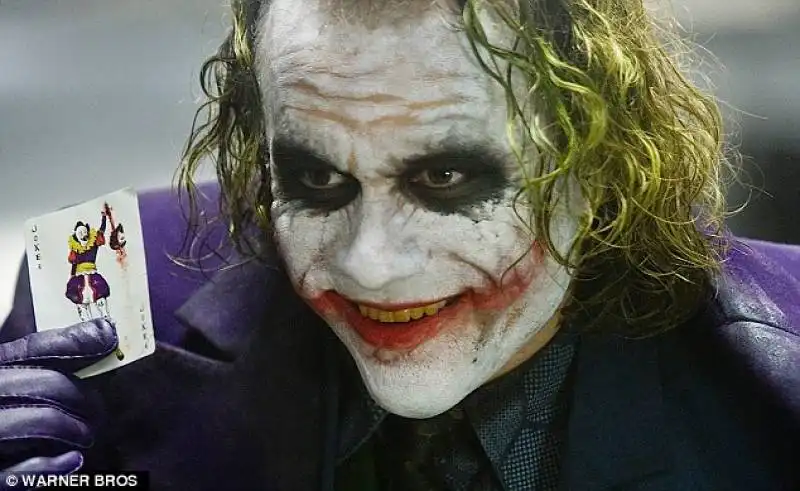 heath ledger nella parte di joker