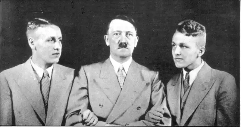 hitler con wieland e wolfgang wagner 