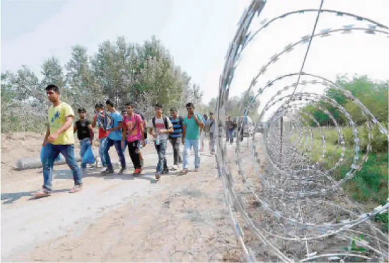 il lungo cammino di hasan   la barriera innalza da orban in ungheria