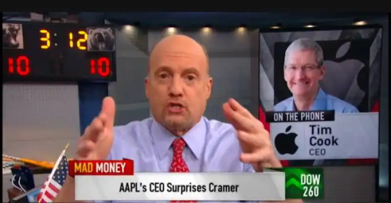 jim cramer tim cook mad money