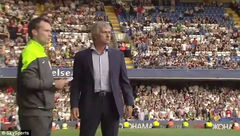 jose mourinho furioso con  eva carneiro