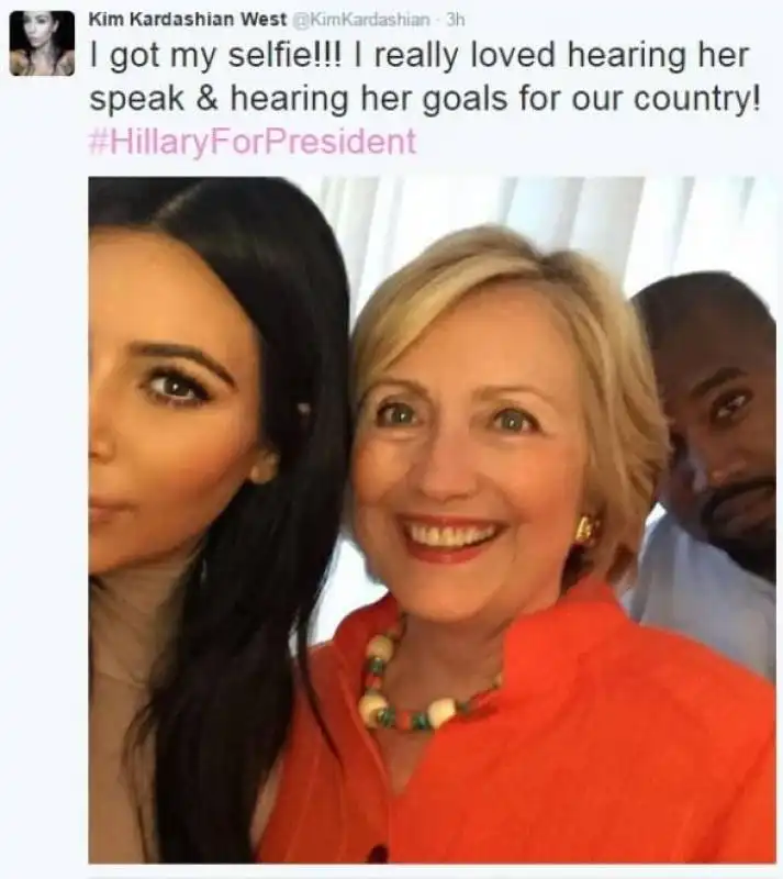 KARDASHIAN - CLINTON -