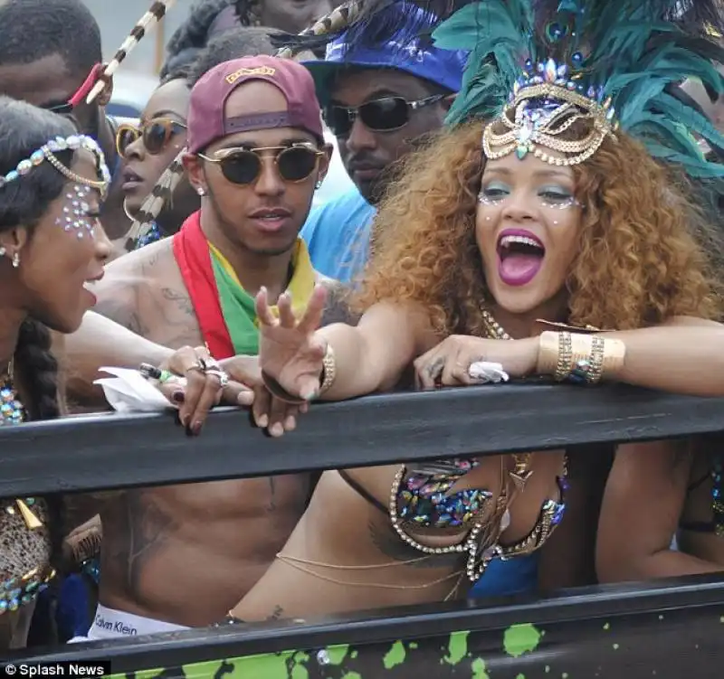 lewis hamilton e rihanna