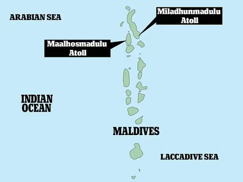 maldive mappa