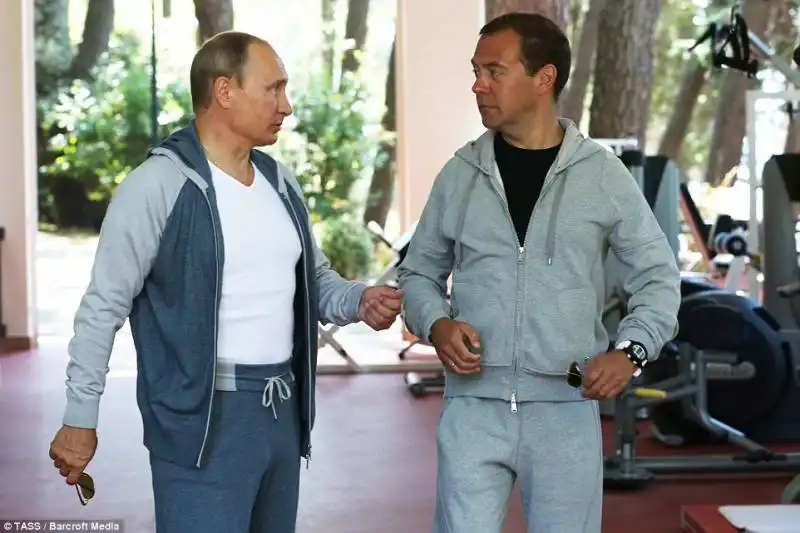 putin e medvedev in palestra  6