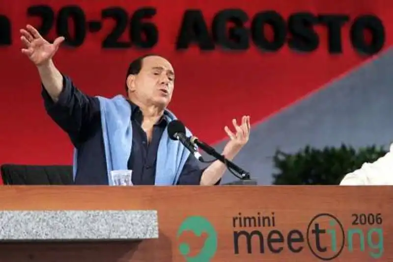 SILVIO BERLUSCONI AL MEETING DI RIMINI