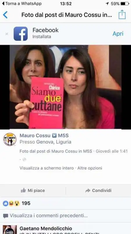 annalisa chirico e la foto modificata con boldrini e boschi