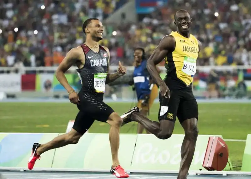 BOLT E DE GRASSE 200 METRI RIO 2