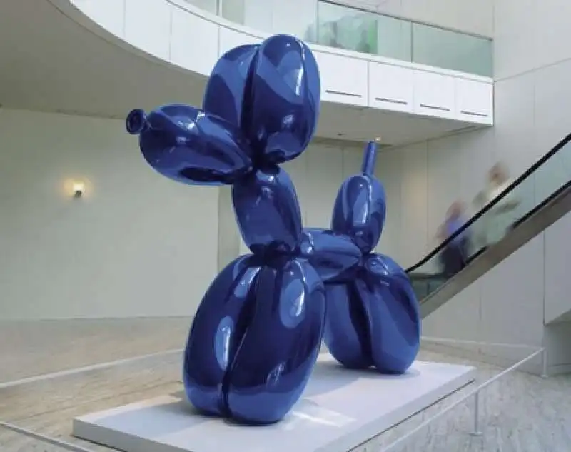 CANI IN ACCIAIO GONFIATO2 - JEFF KOONS