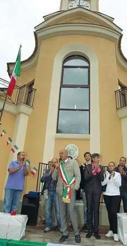 CERIMONIA DI INAUGURAZIONE DELLA SCUOLA DI AMATRICE NEL 2012