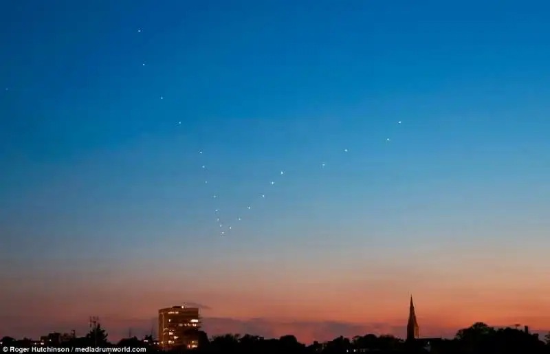 congiunzione di venere e giove su londra