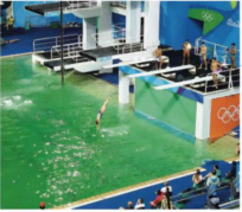 GIOCHI RIO 2016 ACQUA VERDE PISCINA TUFFI