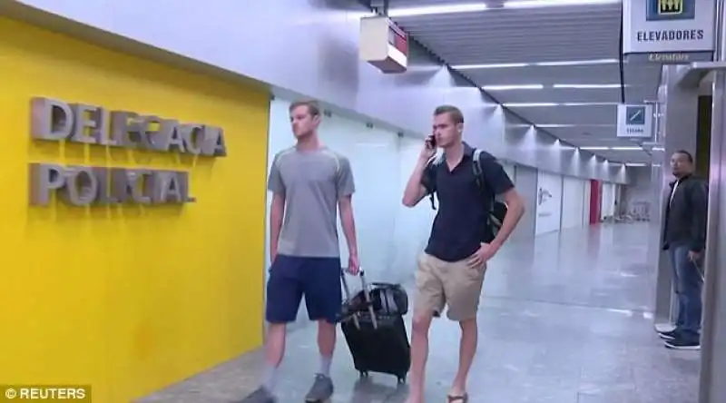 gunnar bentz  e jack conger fermati a rio