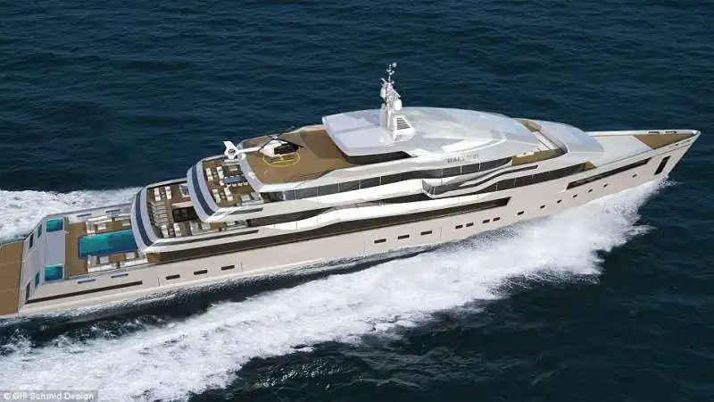 halcyon yacht per diciotto vip