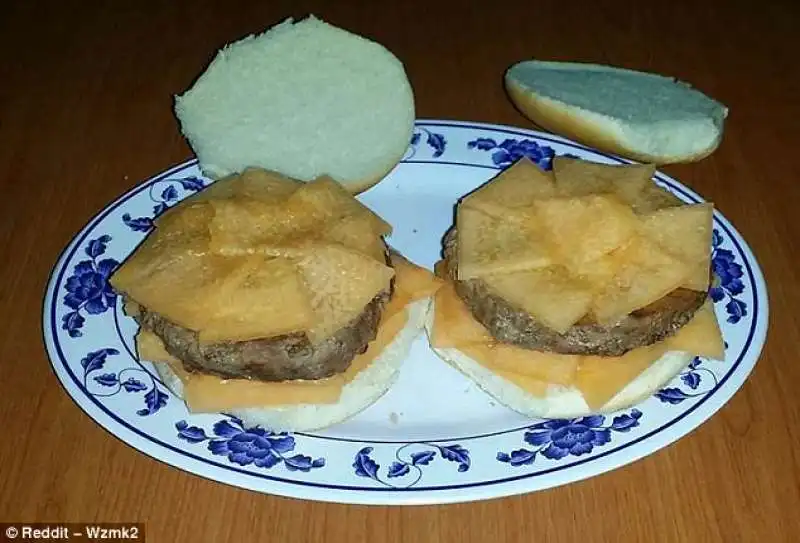 hamburger con melone