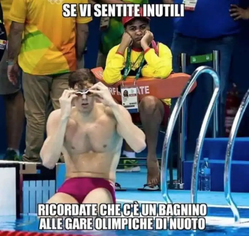 il bagnino alle olimpiadi