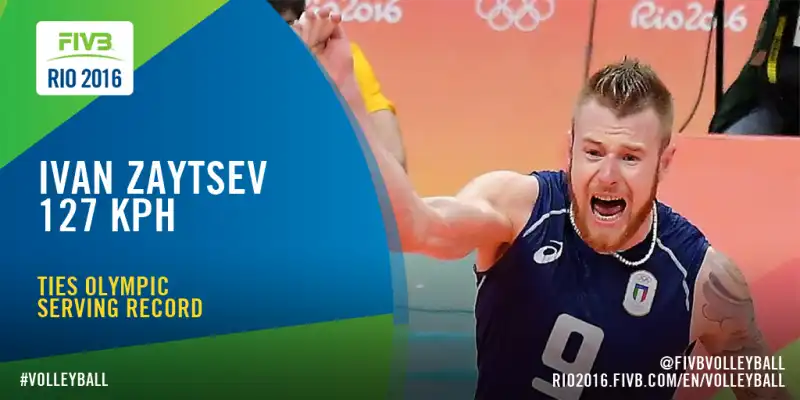 IVAN ZAYTSEV EGUAGLIA IL RECORD OLIMPICO NEL SERVIZIO