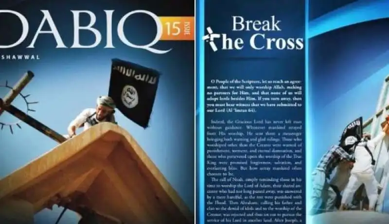 LA RIVISTA ISIS DABIQ INVITA AD ATTACCARE I CRISTIANI