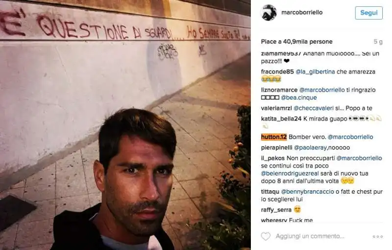 marco borriello i commenti di hutton misterioso account