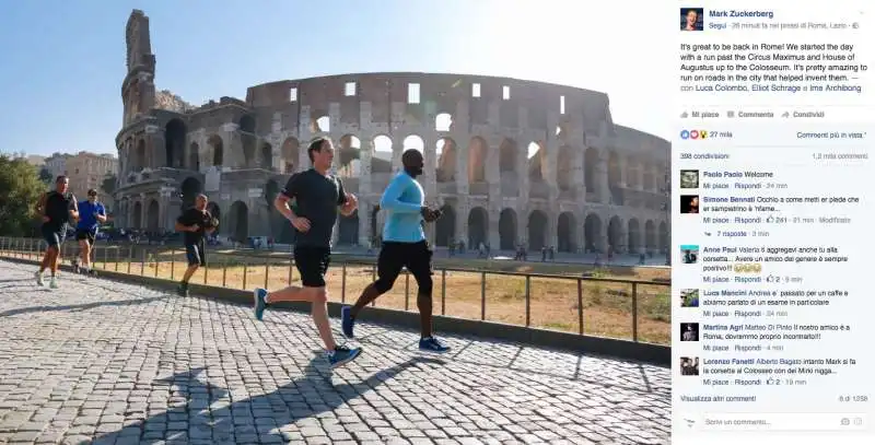 MARK ZUCKERBERG A ROMA