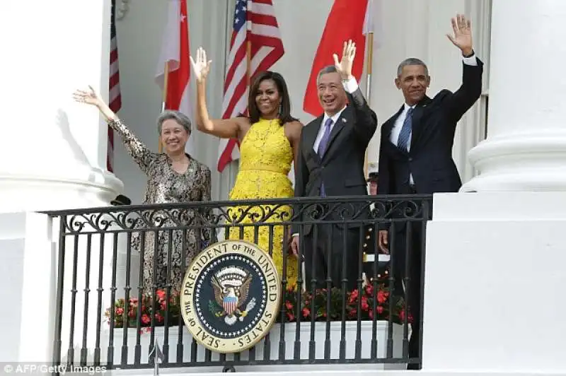 obama michelle lee hsien loon e la first lady