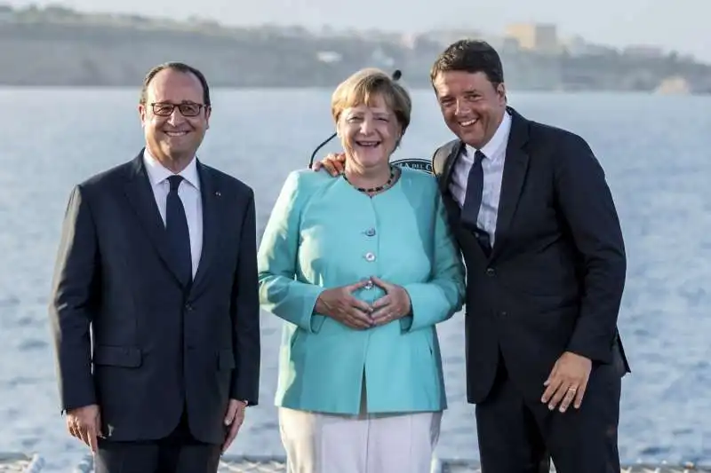 renzi hollande merkel ventotene