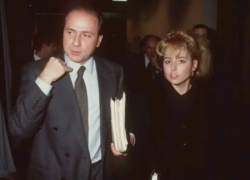 silvio berlusconi con marina