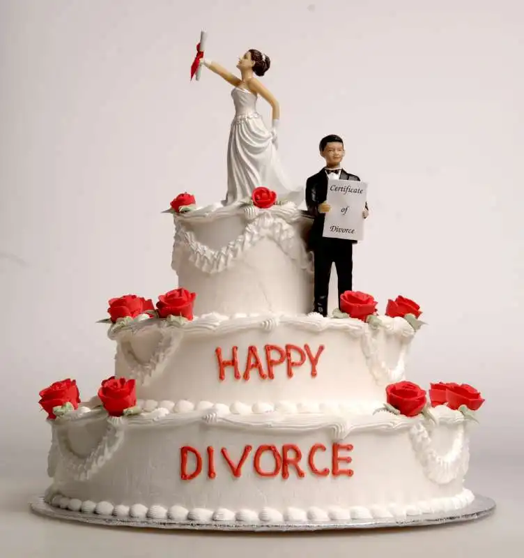 torta festa di divorzio