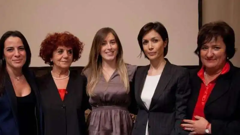 valeria fedeli maria elena boschi carfagna mansi  