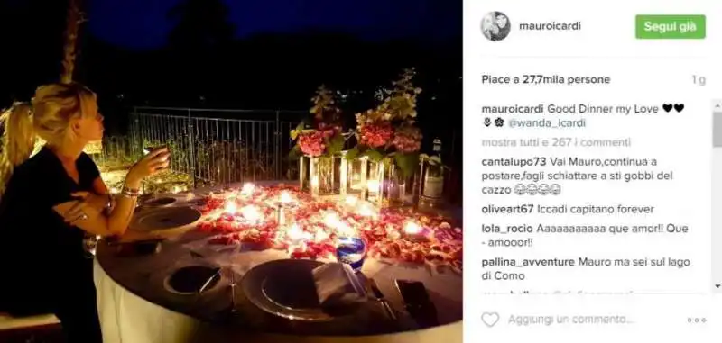 WANDA NARA ICARDI E LA FOTO CON IL RISOTTO 24 CARATI 