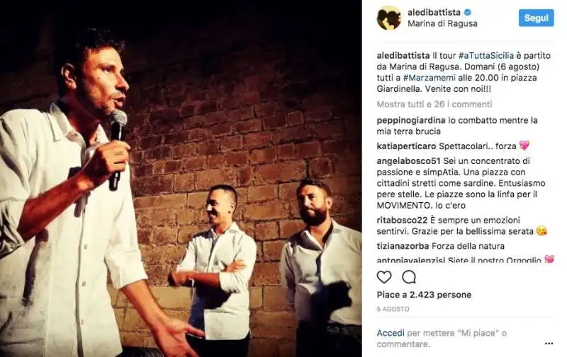 alessandro di battista instagram  1