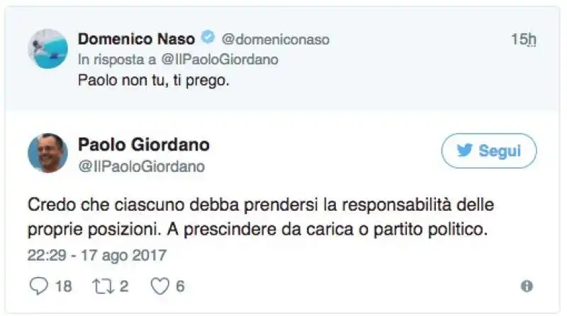 ATTENTATO A BARCELLONA - IL TWEET DI PAOLO GIORDANO CONTRO LAURA BOLDRINI