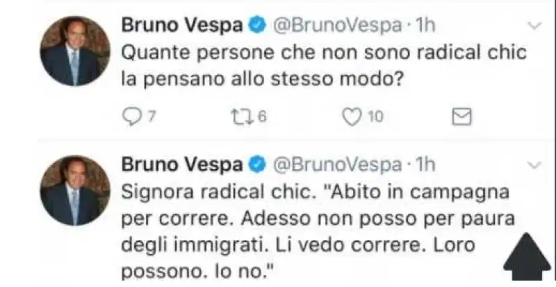 bruno vespa tweet