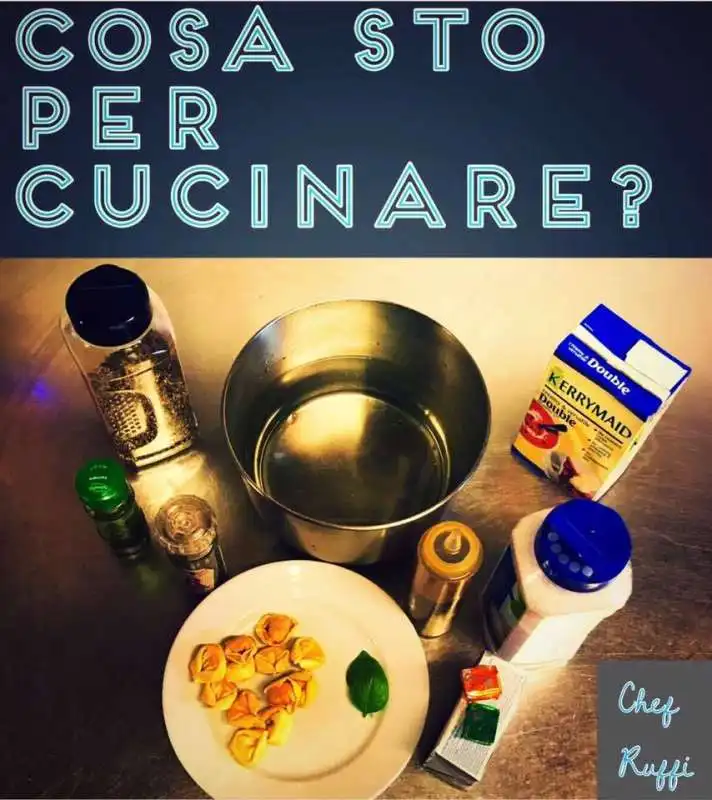 chef ruffi gli ingredienti