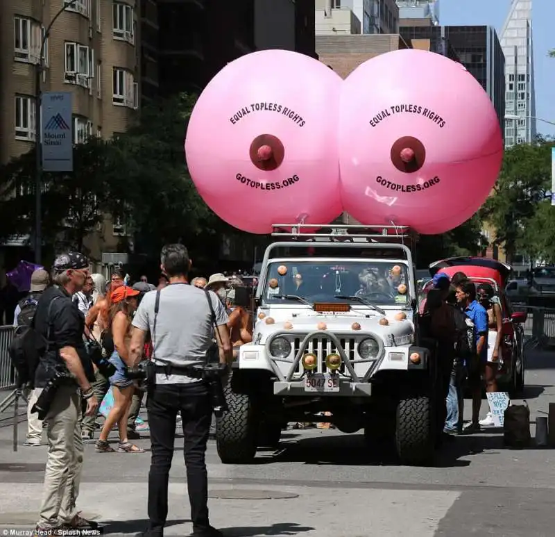 go topless day parade 11