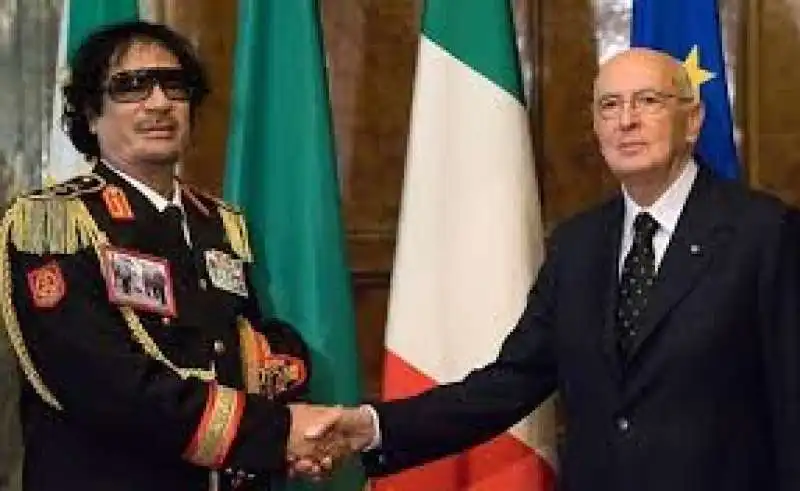 NAPOLITANO E GHEDDAFI 2